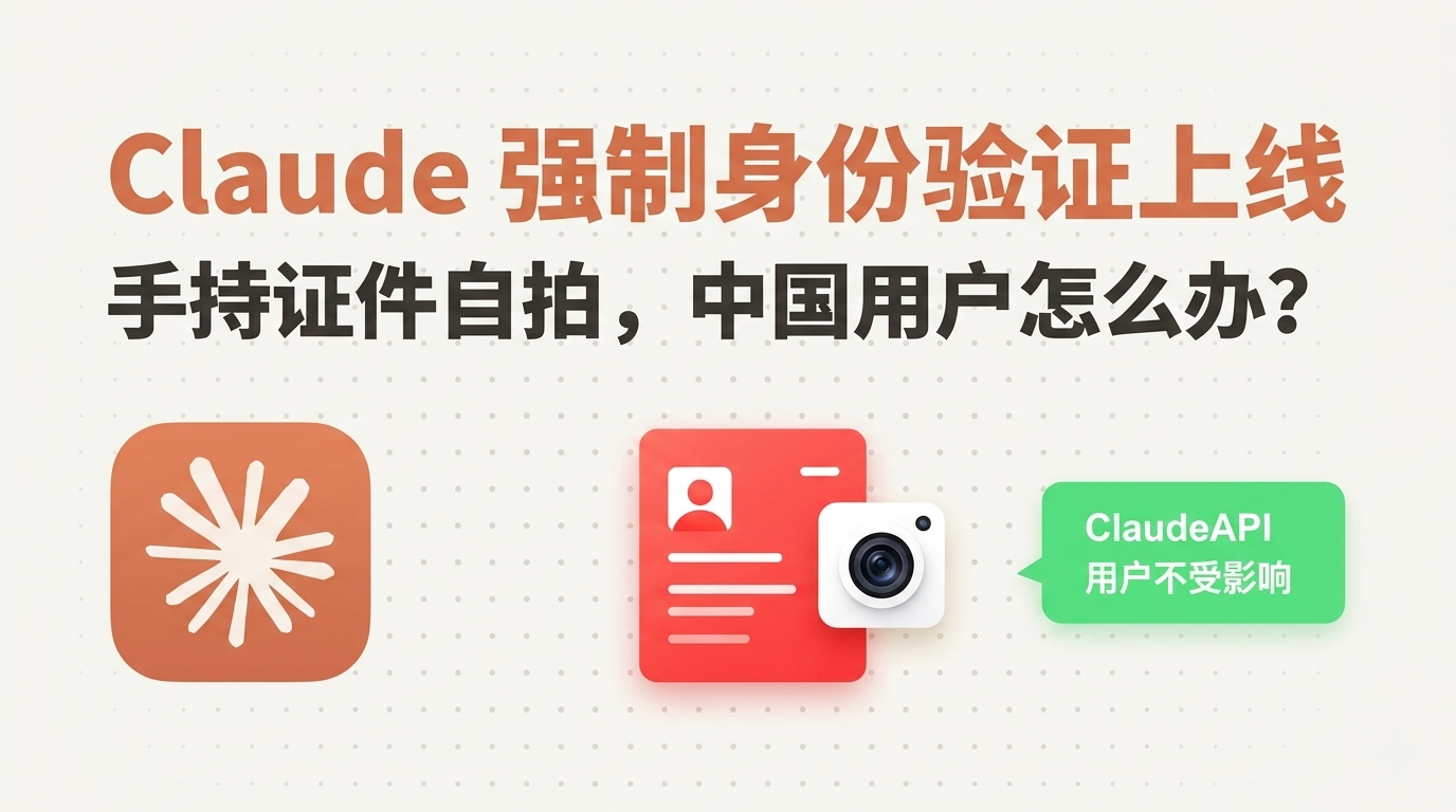 Claude 强制身份验证上线：手持证件自拍，中国用户怎么办？（2026）