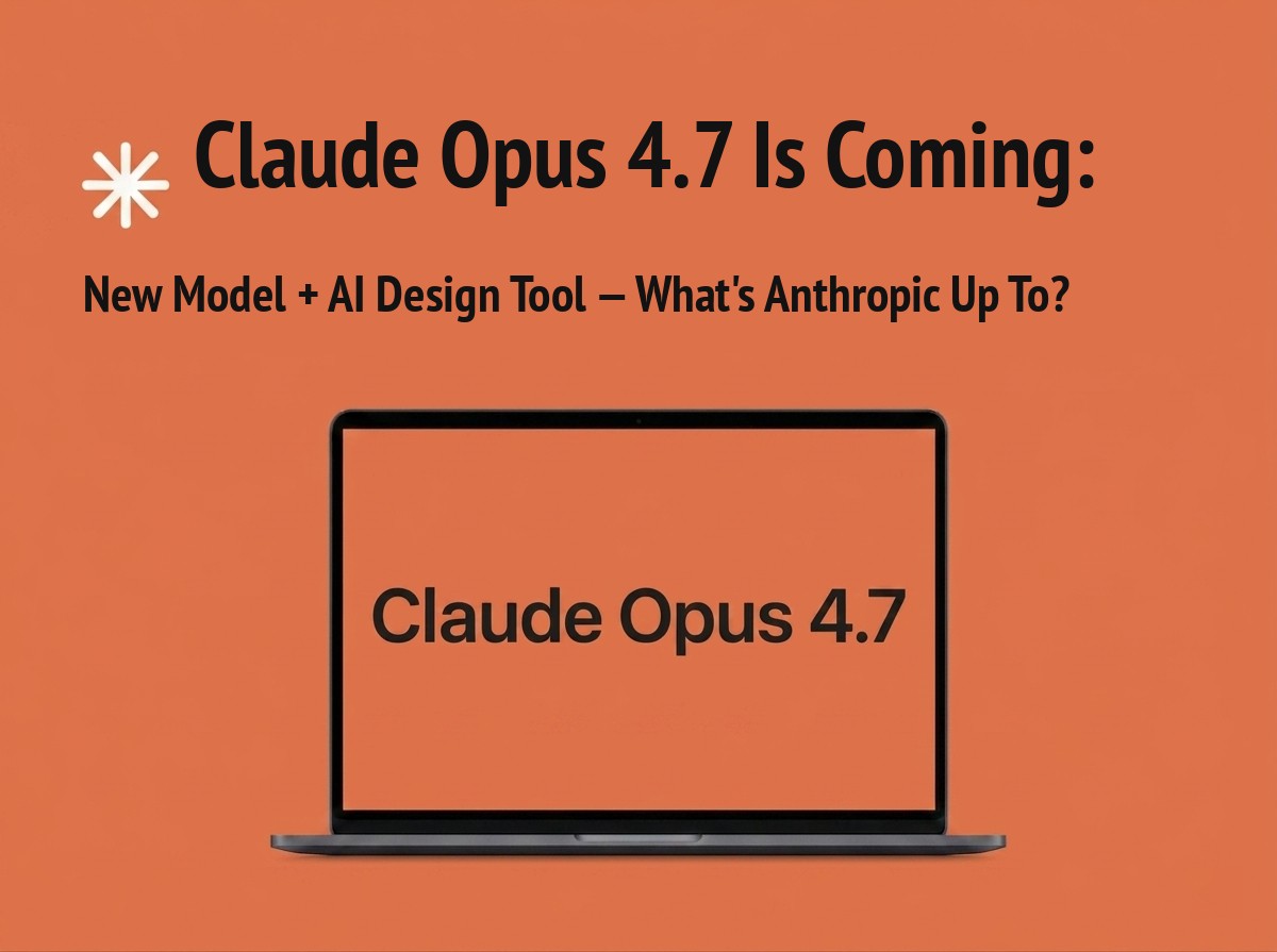 Claude Opus 4.7 Is Coming: New Model + AI Design Tool — What's Anthropic Up To?