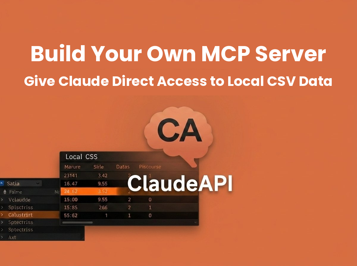 Build Your Own MCP Server: Give Claude Direct Access to Local CSV Data